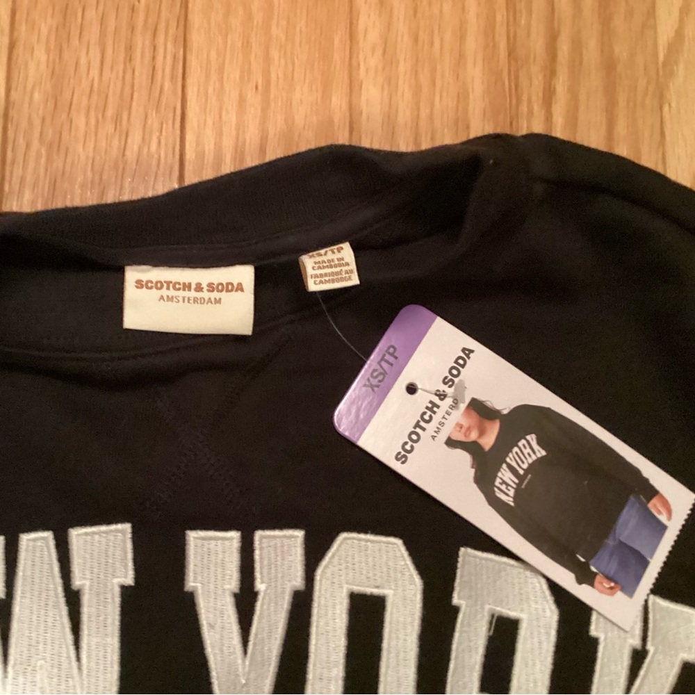 Scotch & Soda, New York Crewneck Sweatshirt, Xsmall, 100% cotton - Picture 4 of 9